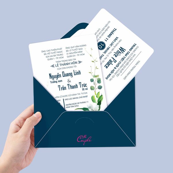 Thiệp cưới The Couple