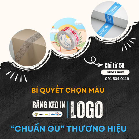 BÍ QUYẾT CHỌN MÀU BĂNG KEO IN – “CHUẨN GU” THƯƠNG HIỆU CÙNG SMART BEE