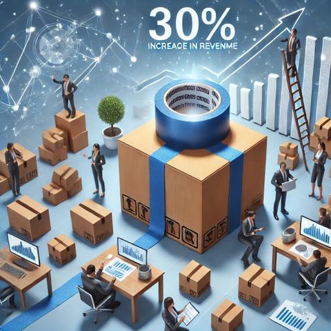 Case Study: Doanh nghiệp nhỏ tăng doanh thu 30% nhờ Băng keo In Logo