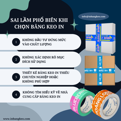 NHỮNG SAI LẦM PHỔ BIẾN KHI CHỌN BĂNG KEO IN VÀ CÁCH KHẮC PHỤC TỪ SMART BEE