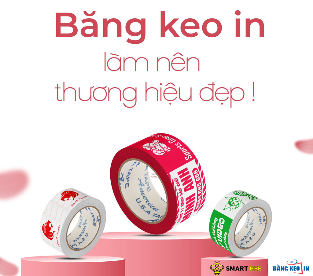 [GÓC GIẢI ĐÁP] - IN LOGO THƯƠNG HIỆU LÊN BĂNG KEO CÓ KHÓ KHÔNG?