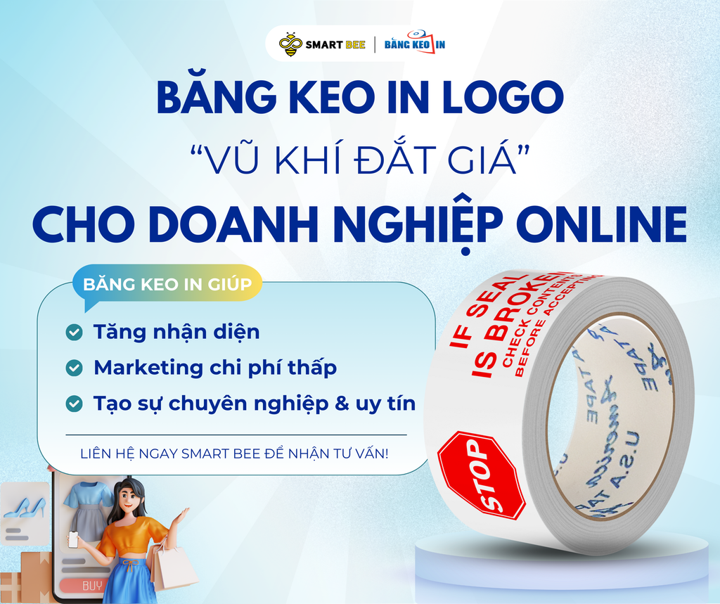 BĂNG KEO IN LOGO CHO DOANH NGHIỆP
