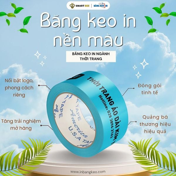 BĂNG KEO IN NỀN MÀU
