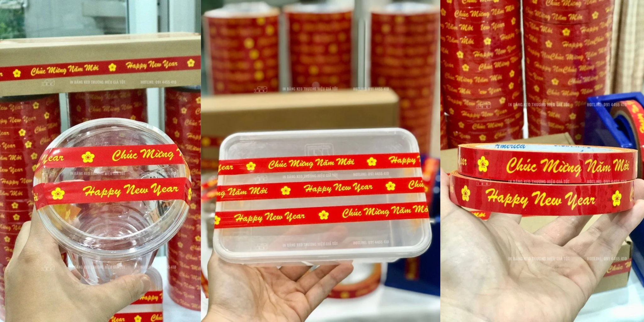 Băng keo in Chúc mừng năm mới