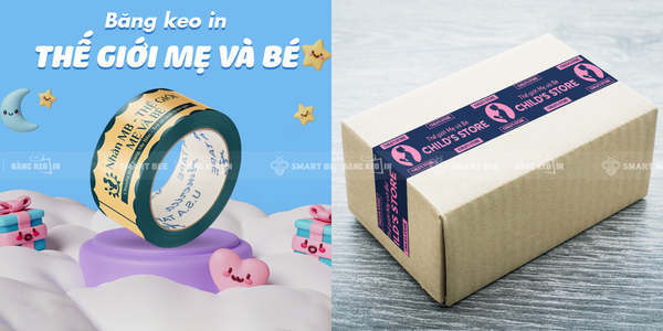 Băng keo in Smart Bee cho từng ngành hàng