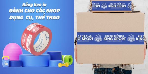 Băng keo in Smart Bee cho từng ngành hàng