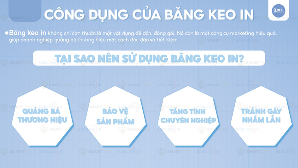 tại sao nên dùng băng keo in logo