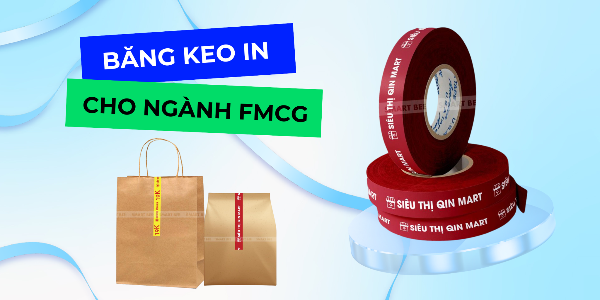 những ngành hàng nên đầu tư băng keo in