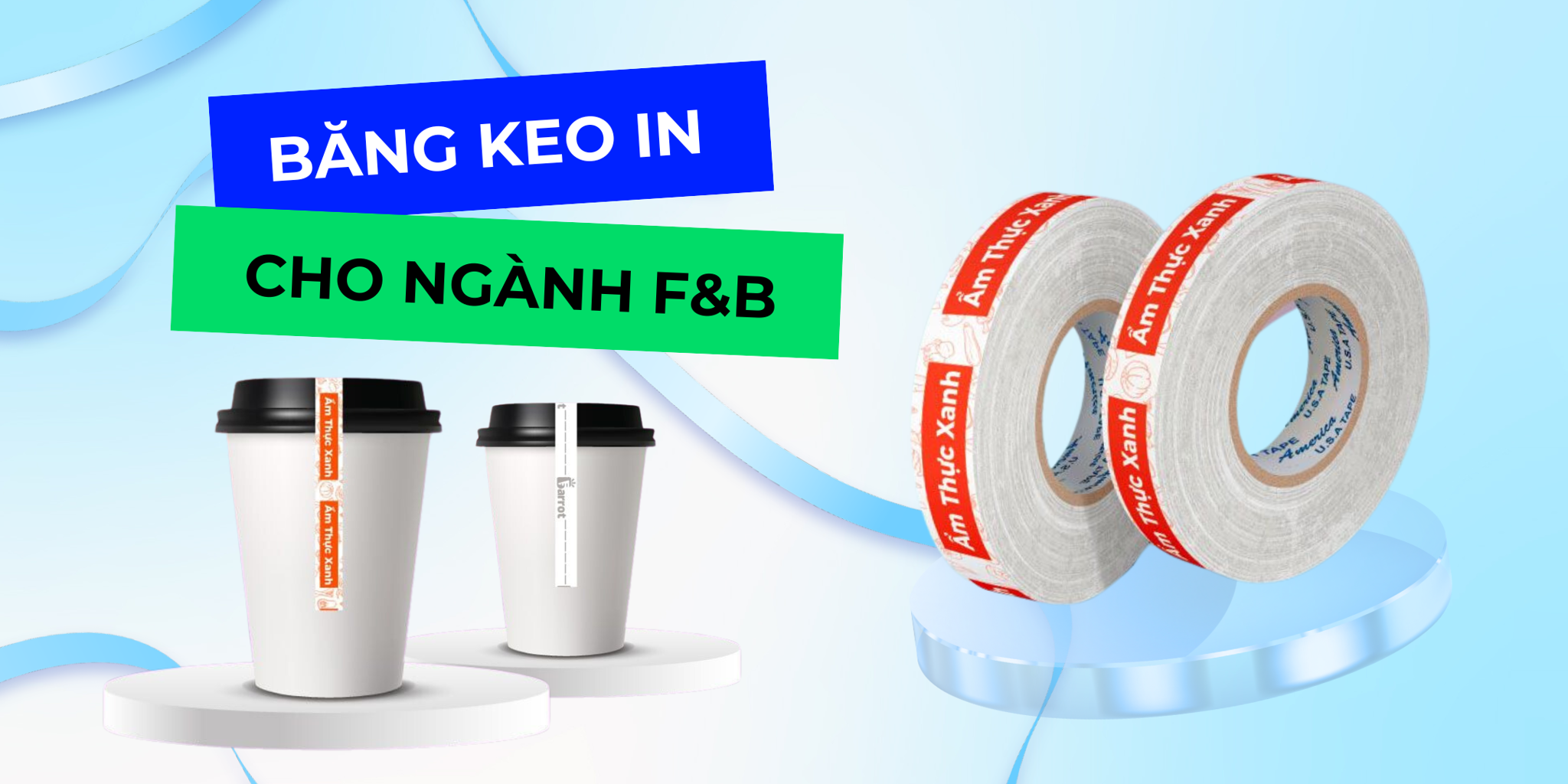 những ngành hàng nên đầu tư băng keo in