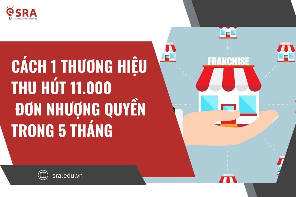 Cách 1 thương hiệu thu hút 11.000 đơn nhượng quyền trong 5 tháng