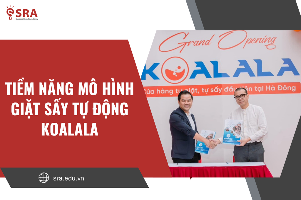 Tiềm năng mô hình giặt sấy tự động Koalala
