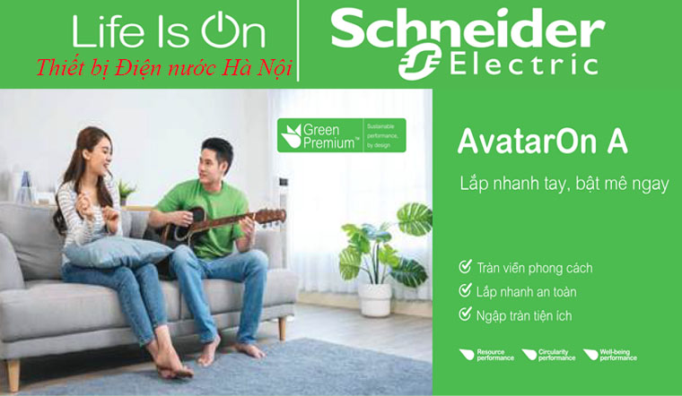 Bảng giá công tắc ổ cắm AvatarOn A Schneider 2025 - Cập nhật mới nhất