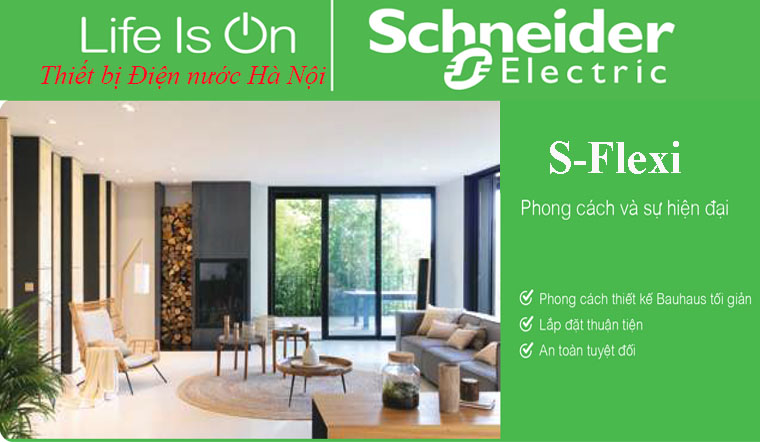 Bảng giá công tắc ổ cắm S-Flexi Schneider 2025 - Chính hãng, giá tốt