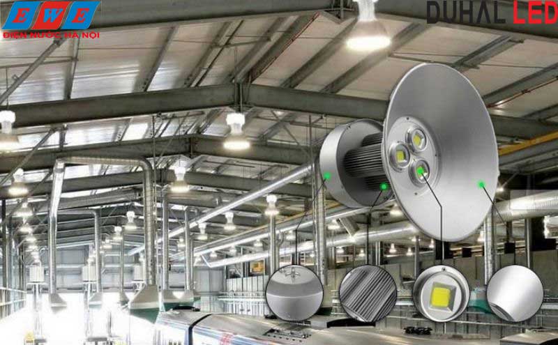 Đèn led nhà xưởng công nghiệp Duhal