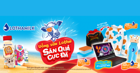 CHƯƠNG TRÌNH KHUYẾN MÃI  UỐNG SỮA LOTHA – SĂN QUÀ CỰC ĐÃ