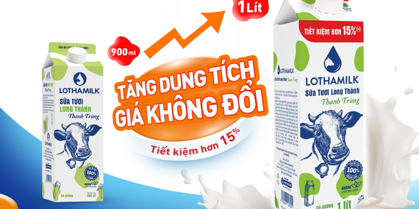 THỂ TÍCH NHIỀU HƠN, UỐNG SỮA ĐÃ HƠN!