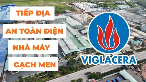 ĐÓNG TIẾP ĐỊA AN TOÀN ĐIỆN CHO NHÀ MÁY GẠCH MEN VILACERA TẠI TIỀN HẢI, THÁI BÌNH