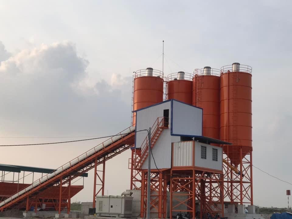 Lắp đặt chống sét cho Trạm trộn bê tông tươi tại Tiền Hải, Thái Bình