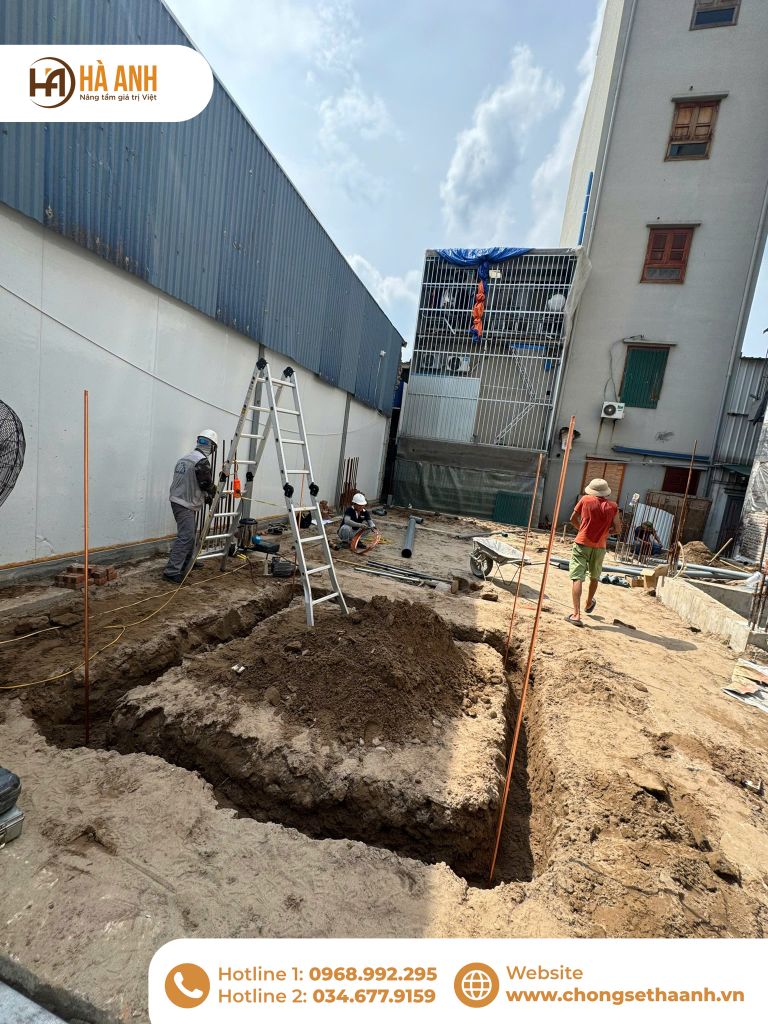 bãi tiếp địa an toàn điện