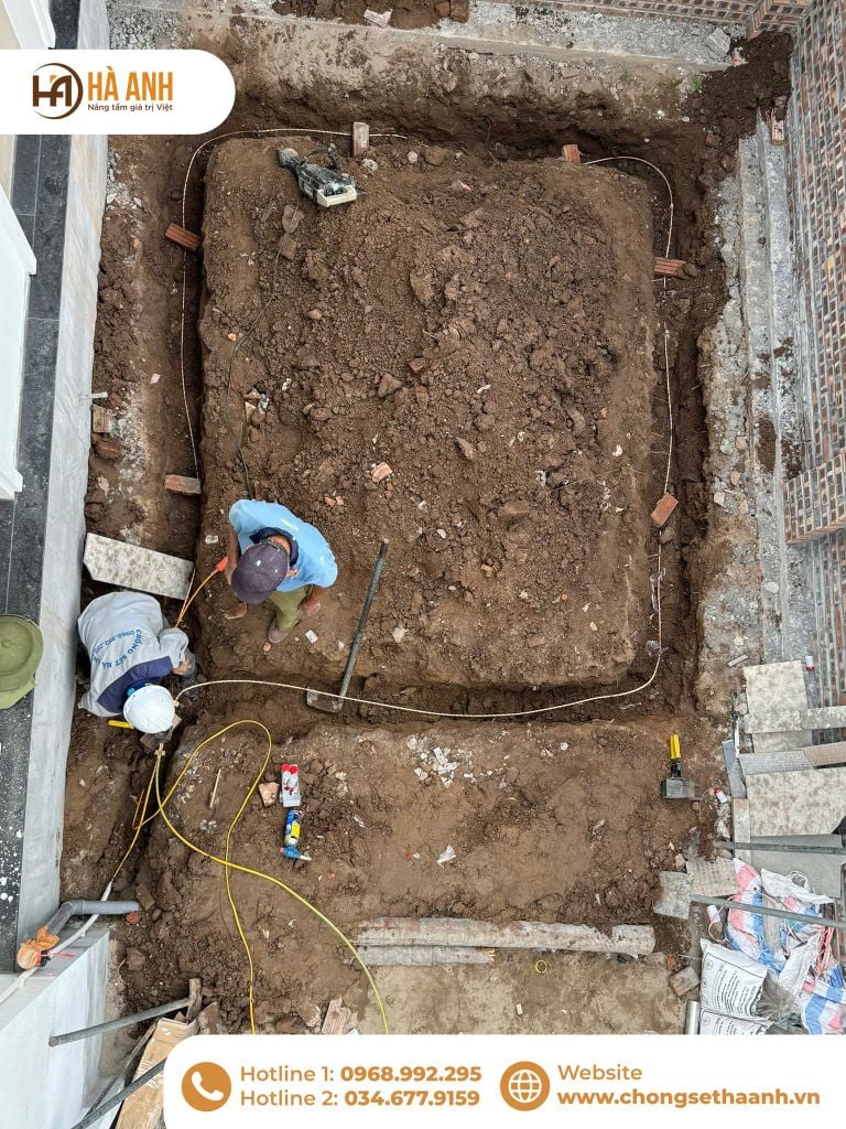 Hệ thống bãi tiếp địa tiêu chuẩn cho nhà dân chống sét hiệu quả