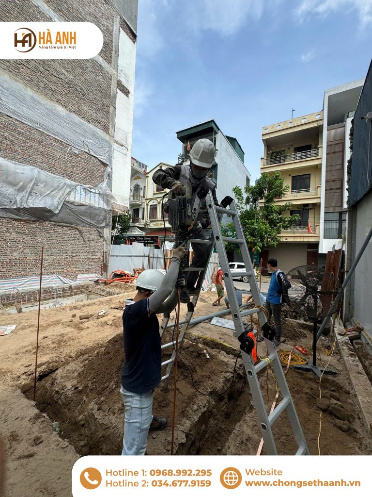 Thi công tiếp địa an toàn điện cho nhà dân tại Thái Bình