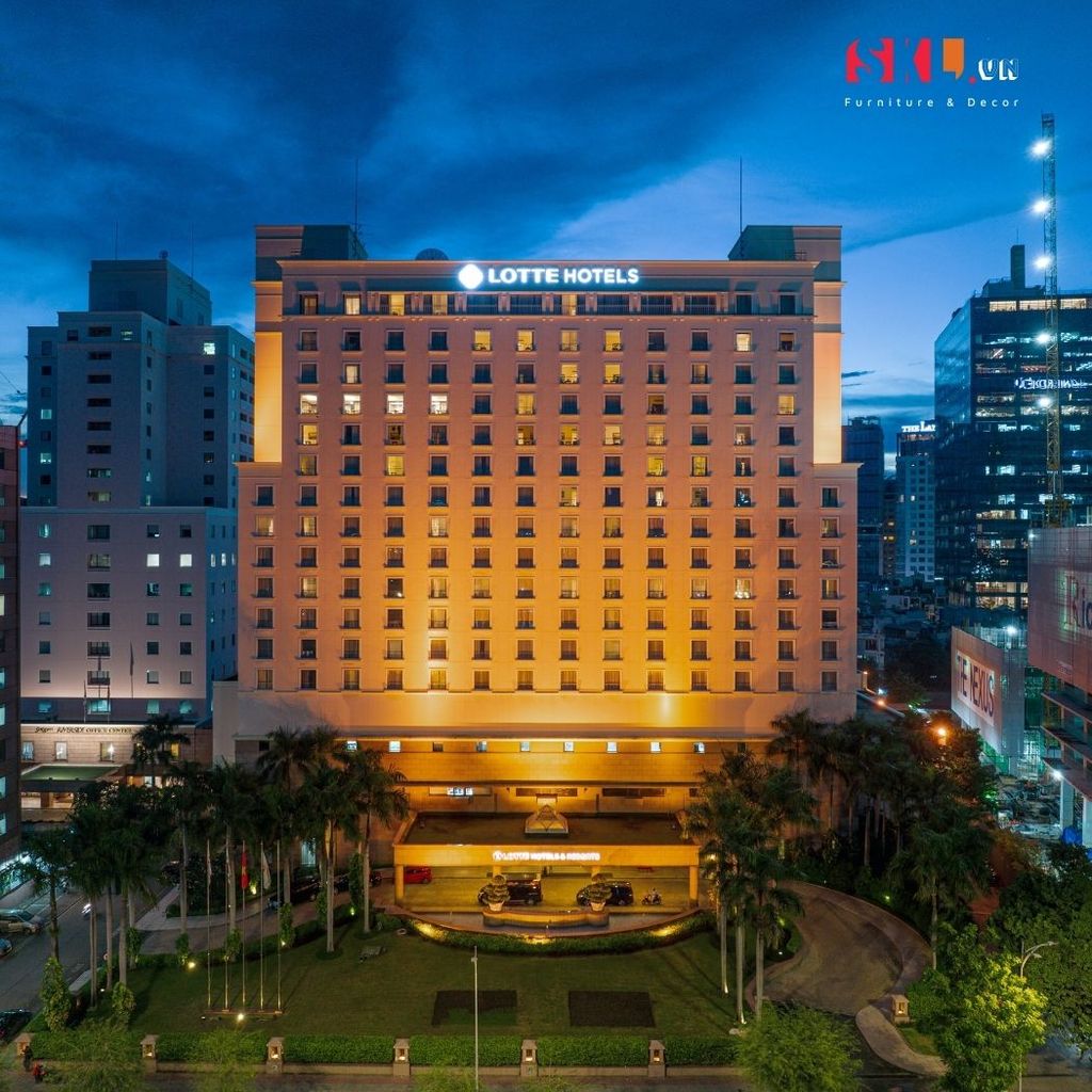 Cung Cấp Ngoại Thất Sân Vườn Cao Cấp cho Khách Sạn LOTTE