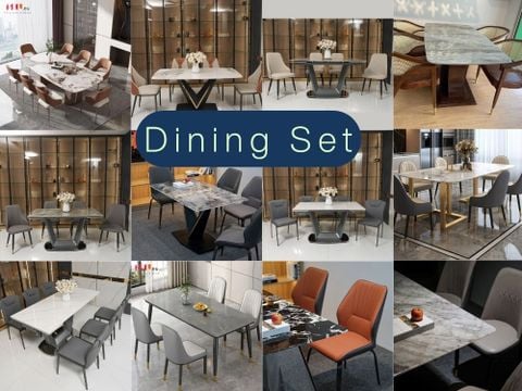 Top 10 Mẫu Bộ Bàn Ghế Ăn Mặt Đá Được Ưa Chuộng Nhất 2025