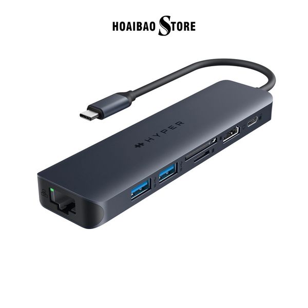Đánh giá chi tiết cổng chuyển đổi Hyperdrive Type C 7IN1 cho Macbook