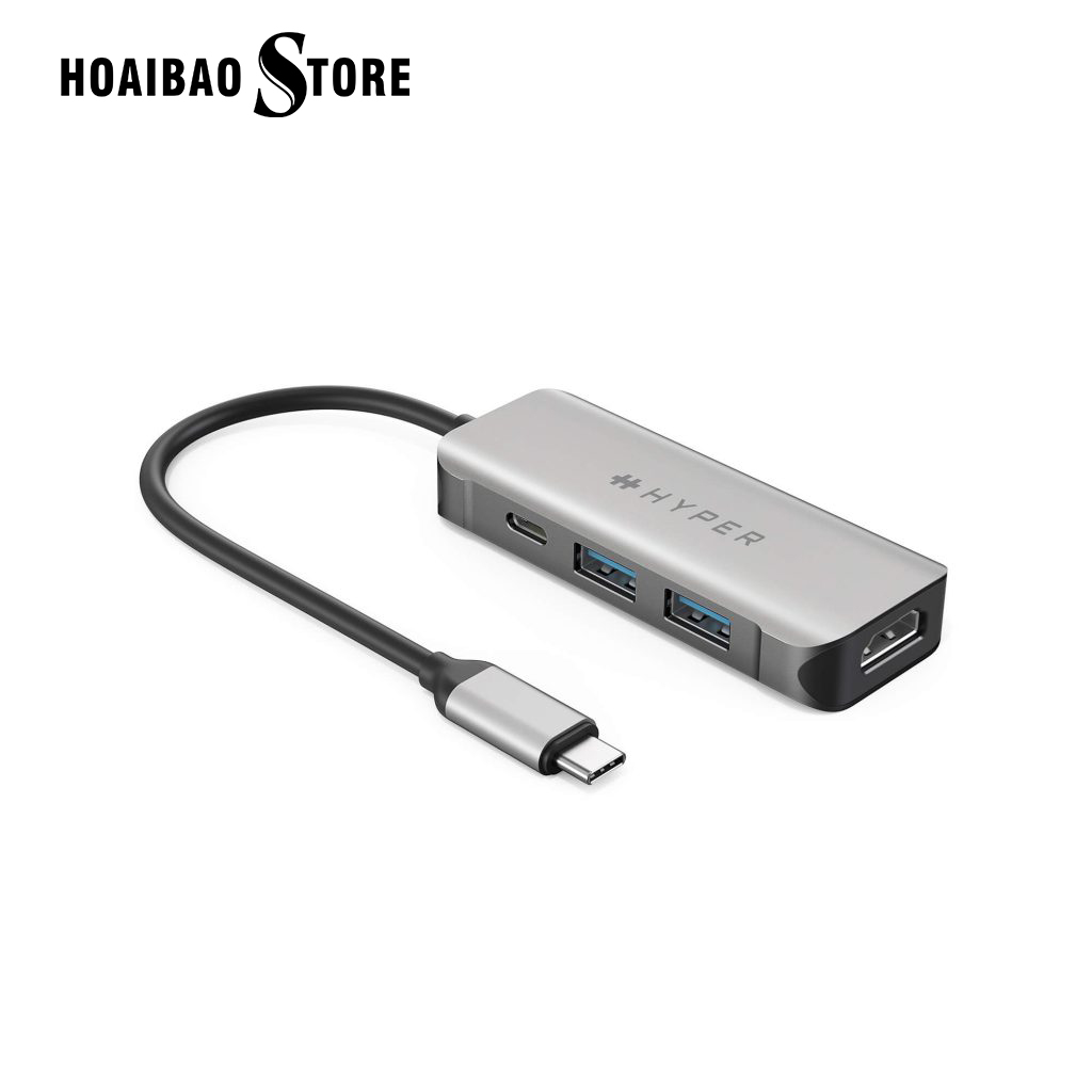 Review cổng chuyển Hyperdrive HDMI 4K60HZ 4-In-1 USB-C Hub (HD41)