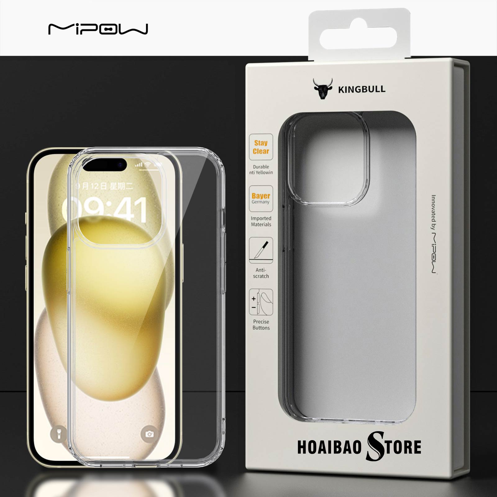Đánh giá ốp lưng Mipow tempered glass iphone 15 series có đáng thử?