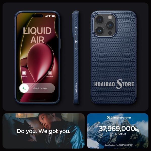 ốp lưng Iphone 15 Pro Max Spigen Liquid Air