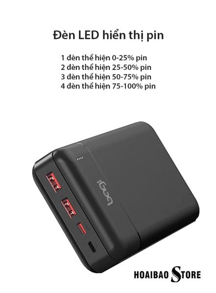 pin sạc dự phòng BAGI 20.000mAh