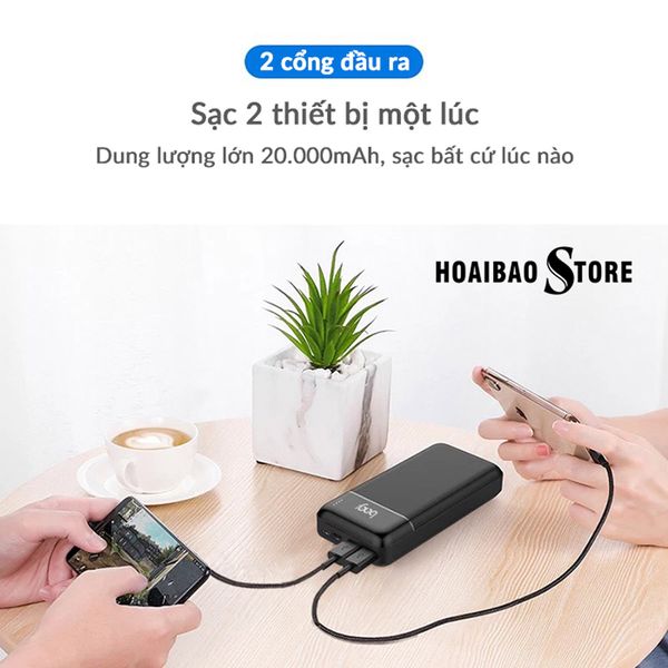 pin sạc dự phòng BAGI 20.000mAh