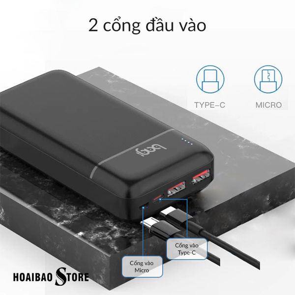 pin sạc dự phòng BAGI 20.000mAh