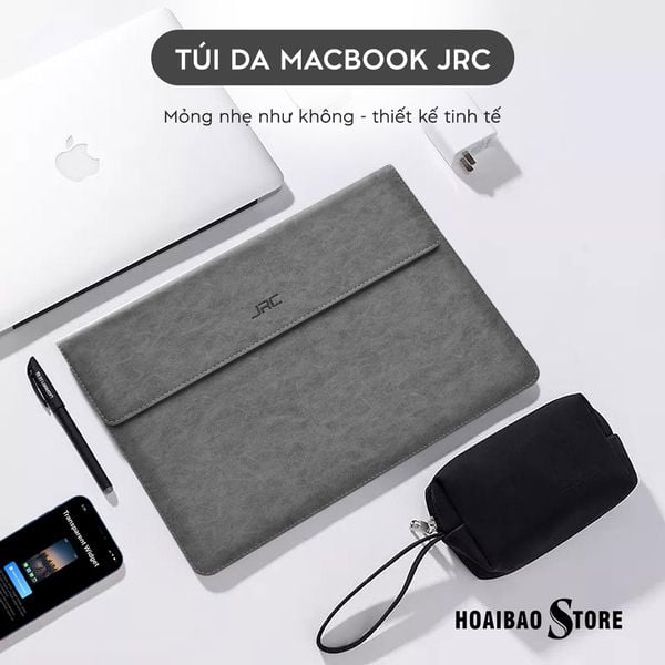 túi chống sốc JRC da PU cho Macbook