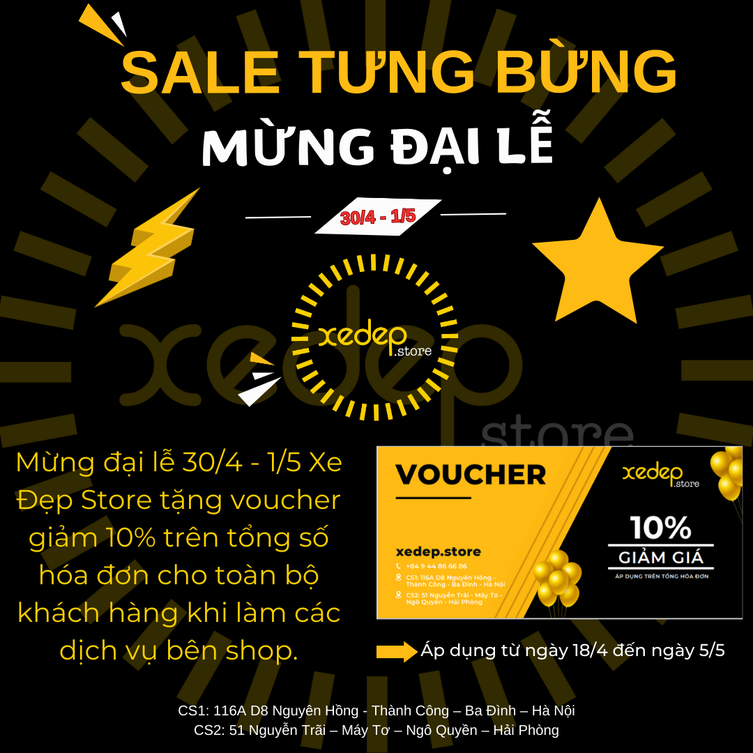 Tặng Voucher Giảm 10% Trên Tổng Hoá Đơn