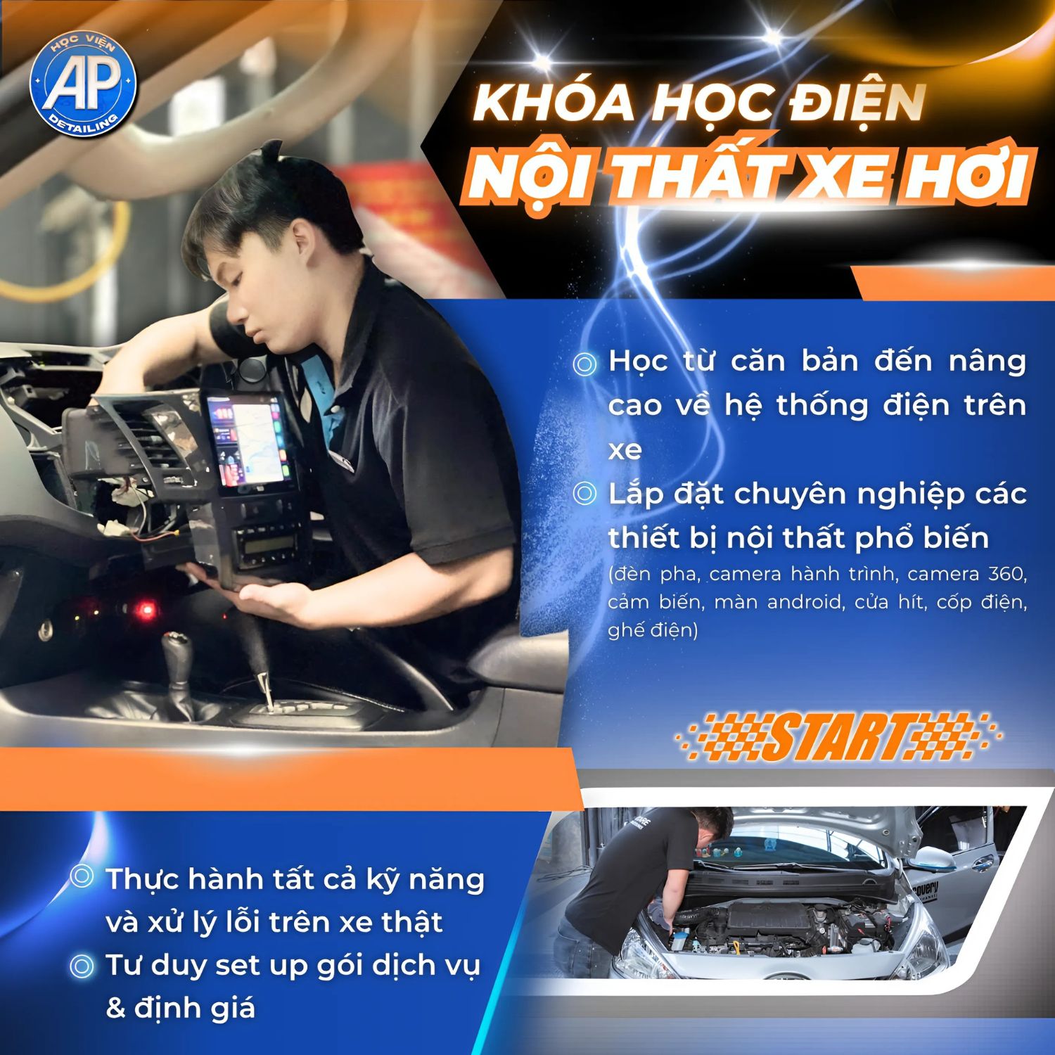 🚀 Cơ hội nghề nghiệp & Tương lai nghề điện nội thất ô tô?