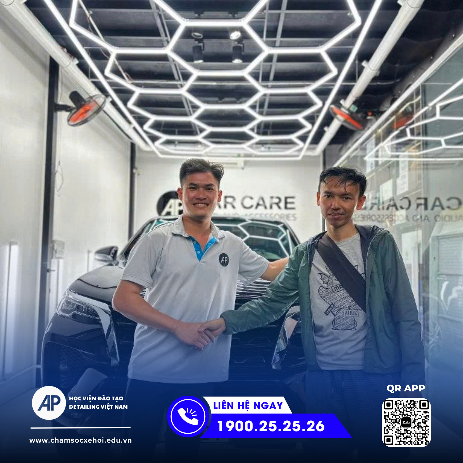 Vì Sao Khách Hàng Chọn Những Gara Có Thợ Xuất Thân Từ Học viện Đào tạo Detailing Việt Nam? 🚗✨