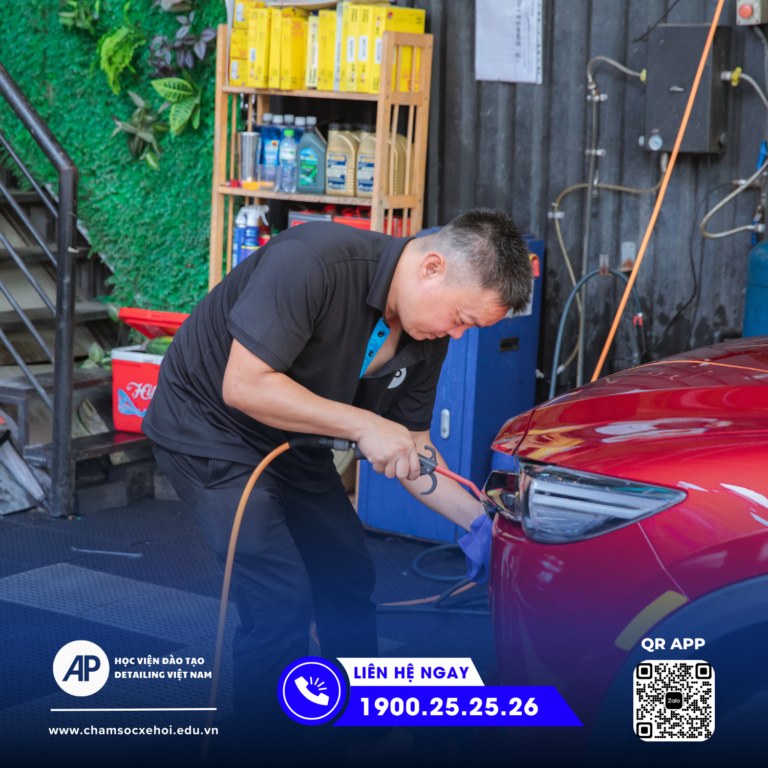 🧼 Một Ngày Làm Học Viên Detailing: Không Giống Như Bạn Nghĩ 🤯