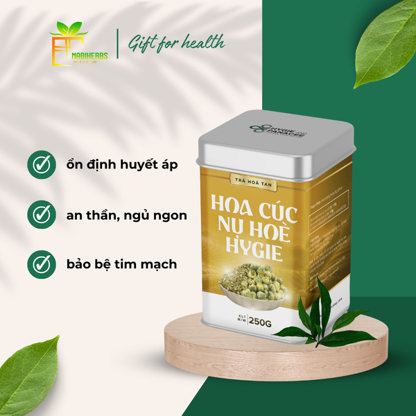 trà hoa cúc nụ hòe hygie