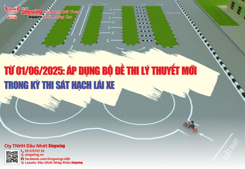 TỪ 01/06/2025: ÁP DỤNG BỘ ĐỀ THI LÝ THUYẾT MỚI TRONG KỲ THI SÁT HẠCH LÁI XE