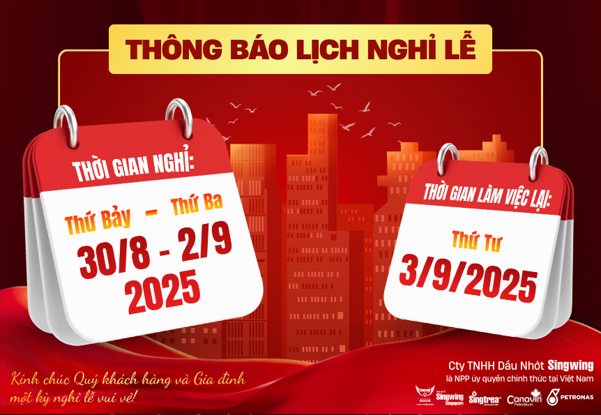 📢 THÔNG BÁO LỊCH NGHỈ LỄ QUỐC KHÁNH 📢