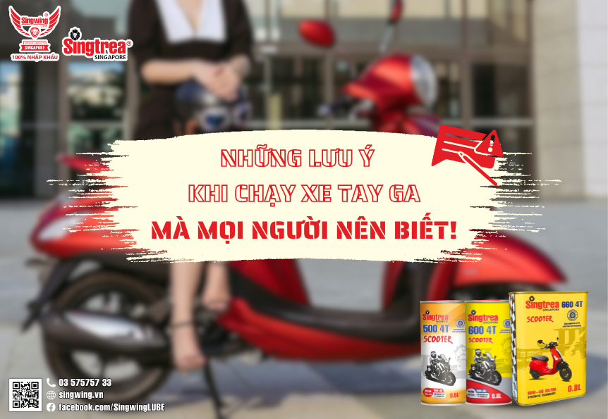 NHỮNG LƯU Ý KHI CHẠY XE TAY GA MÀ MỌI NGƯỜI NÊN BIẾT