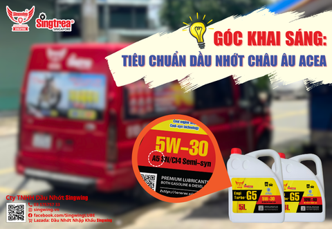 GÓC KHAI SÁNG: TIÊU CHUẨN DẦU NHỚT CHÂU ÂU ACEA