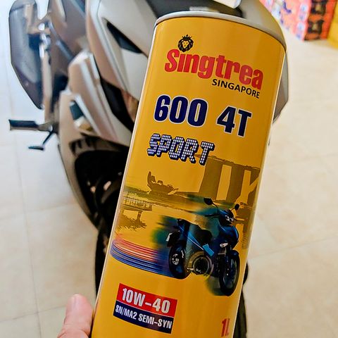 CẢM NHẬN NHỚT SINGTREA 600 SPORT 4T CHO XE WINNER X V3 150 SAU TOUR NGẮN SÀI GÒN - GIA NGHĨA