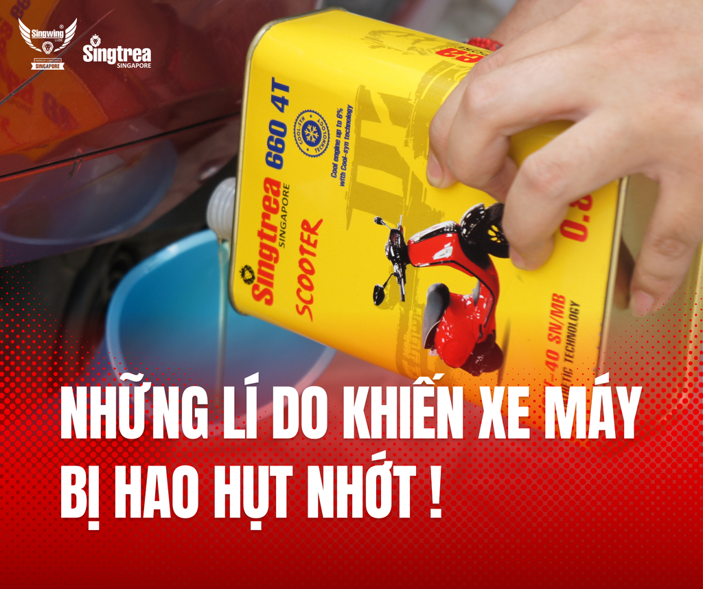 XE MÁY BỊ TÌNH TRẠNG HAO HỤT NHỚT? ĐÂU LÀ NGUYÊN NHÂN