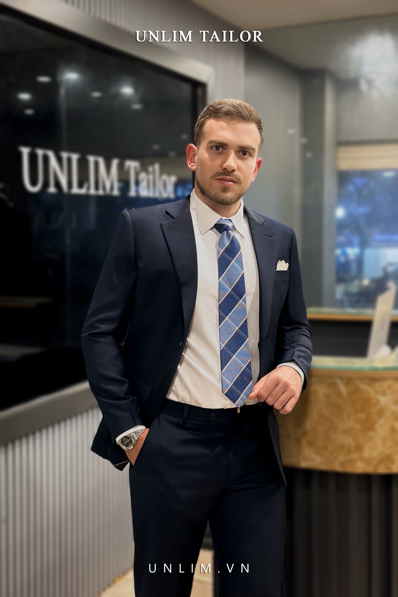 May đo phong cách slim fit