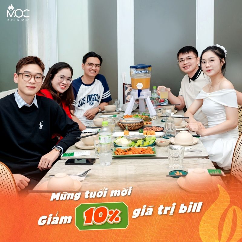 Mộc Riêu Nướng - Địa điểm tổ chức tiệc lý tưởng