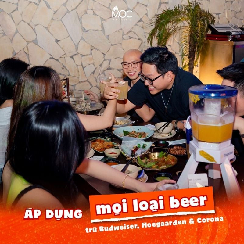Bia ngon mồi đậm vị - ghé Mộc ngay!