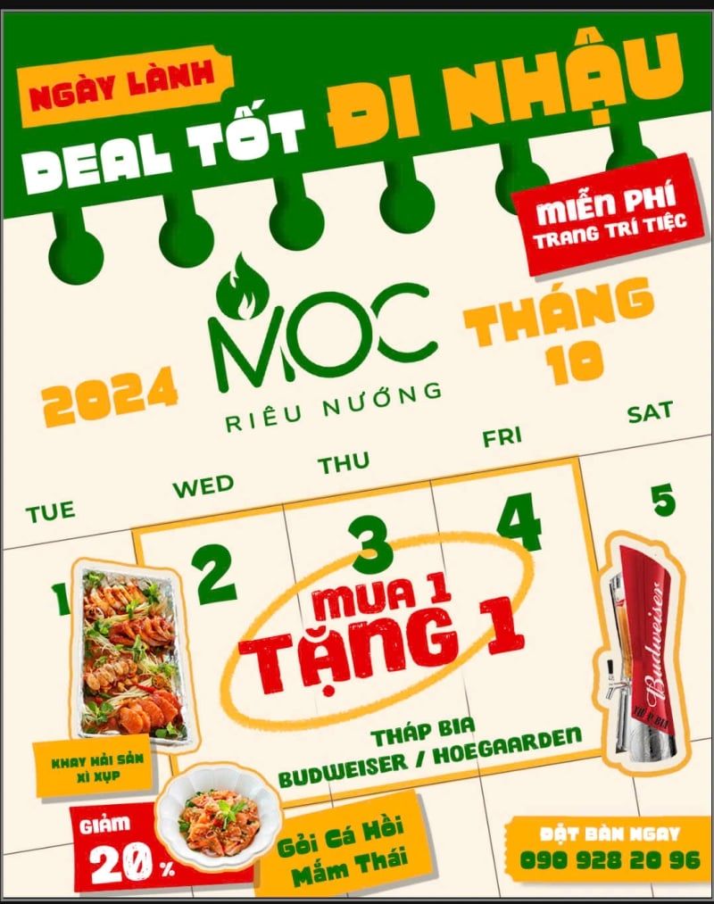 Chiến hữu tỉ tê - ưu đãi phủ phê tại Mộc Lai Rai